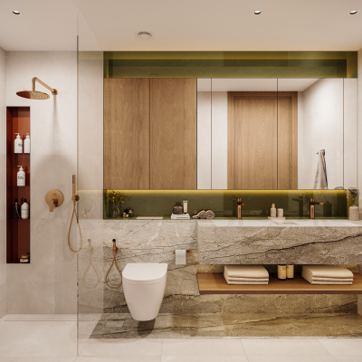 8 Master Bathroom Cascade